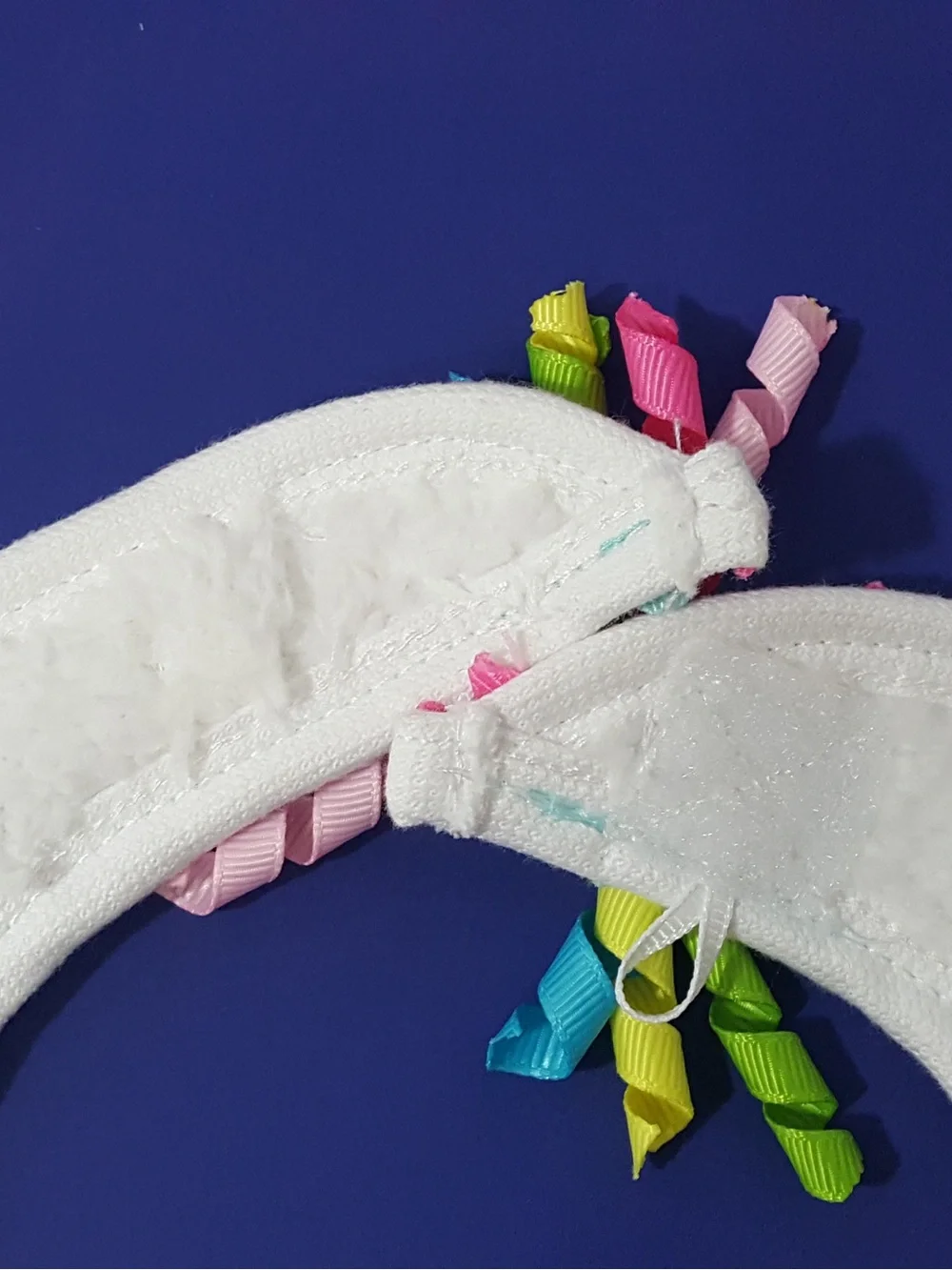 Mud Pie White Bib with Pink, Teal and Lime “Birthday Girl” Embroidery